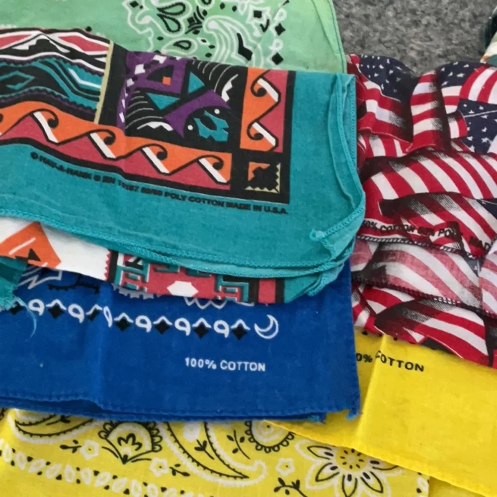18 bandannas for you or your pup.